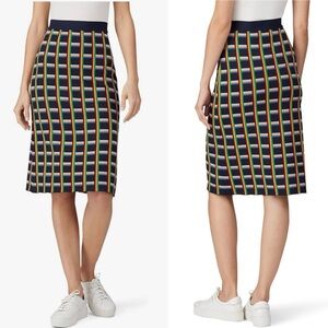 Tory Sport Check Knit Tech Skirt size M